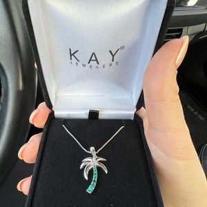 Palm tree necklace